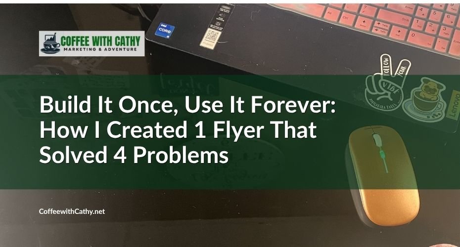 Build It Once, Use It Forever: How I Created 1 Flyer That Solved 4 Problems